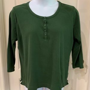 Women’s 3/4 length Sleeve Henley Shirt